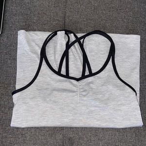 Manduka top with shelf bra
